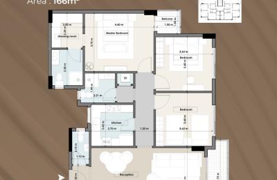 وحده سكنيه 166 متر مربع - كمبوند اليسيوم